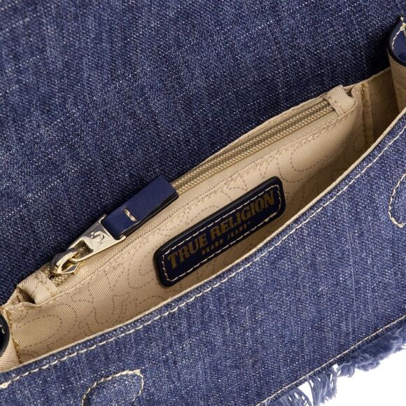 NEW True Religion Denim Crossbody Handbag - Picture 5 of 5
